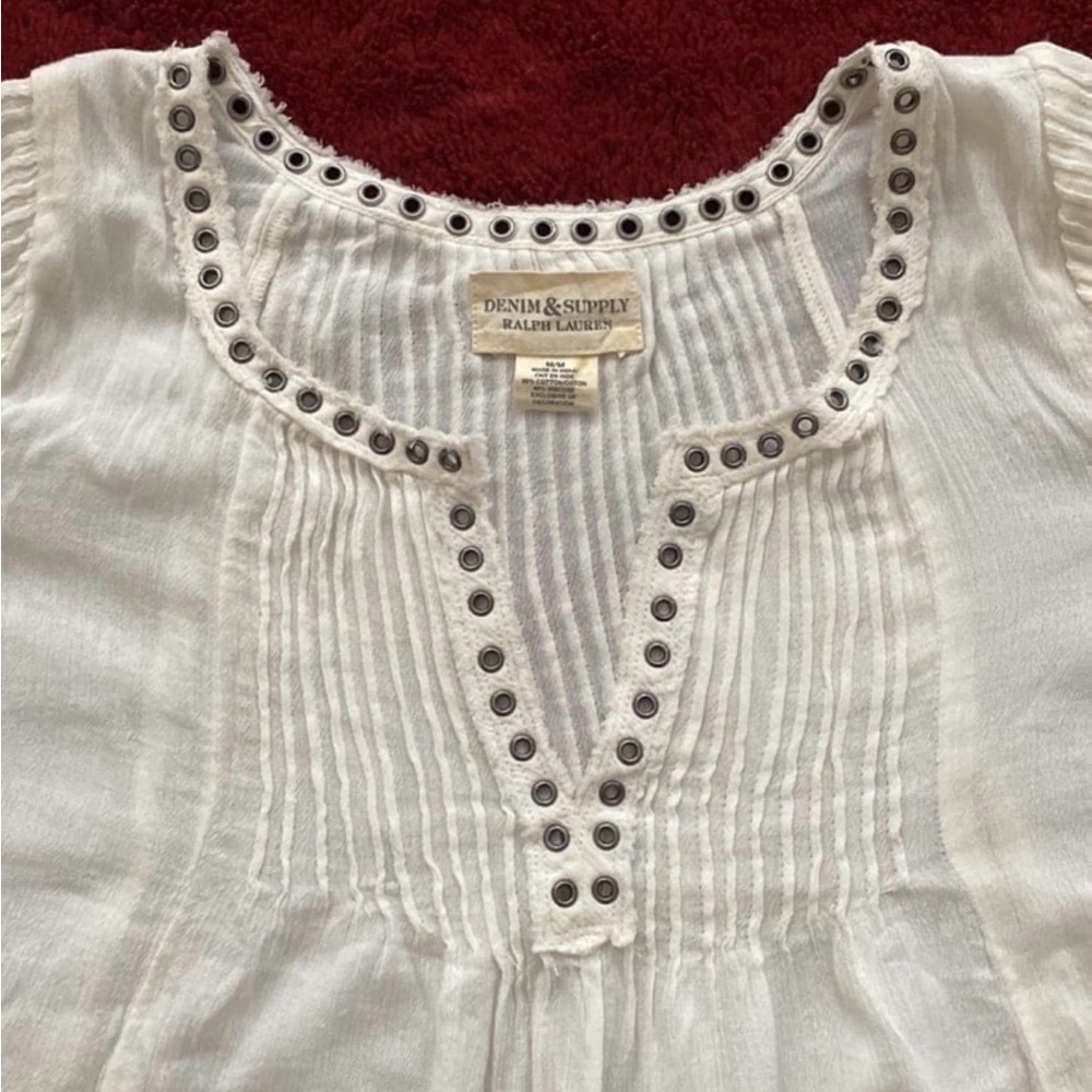 Women’s Denim & Supply Ralph Lauren Shirt, Size Medium, NWT - Picture 2 of 5